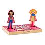 Abby & Emma Magnetic Wooden Dress-Up Dolls, Melissa & Doug