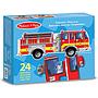 RC Fire Engine floor puzzle 24p. jumbo, Melissa & Doug